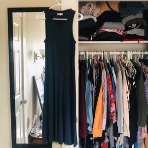 Loft Blue/Grey Midi Dress